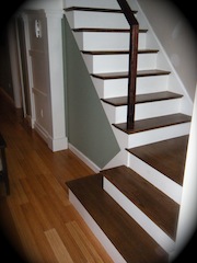 oak stairs