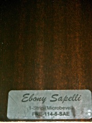 ebony sapelli wood floor