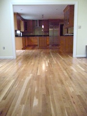 Oak flooring