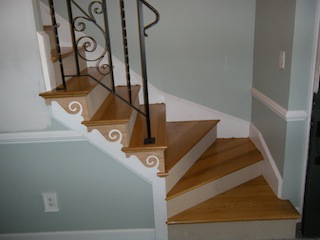 oak winder stairs