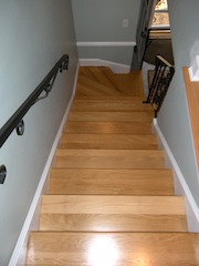 oak winder stairs