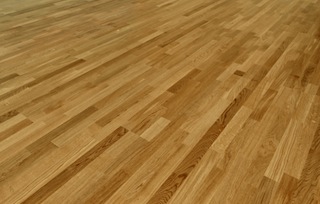 unfinished wood floor