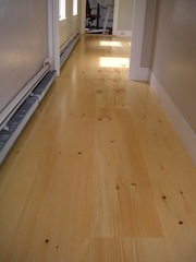 white pine flooring