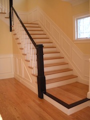 red oak staircase