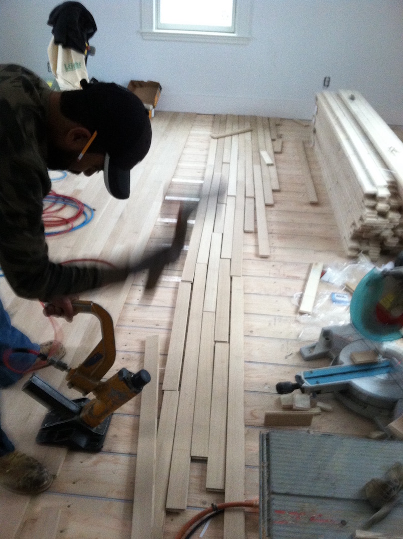 hardwood floors over radiant heat