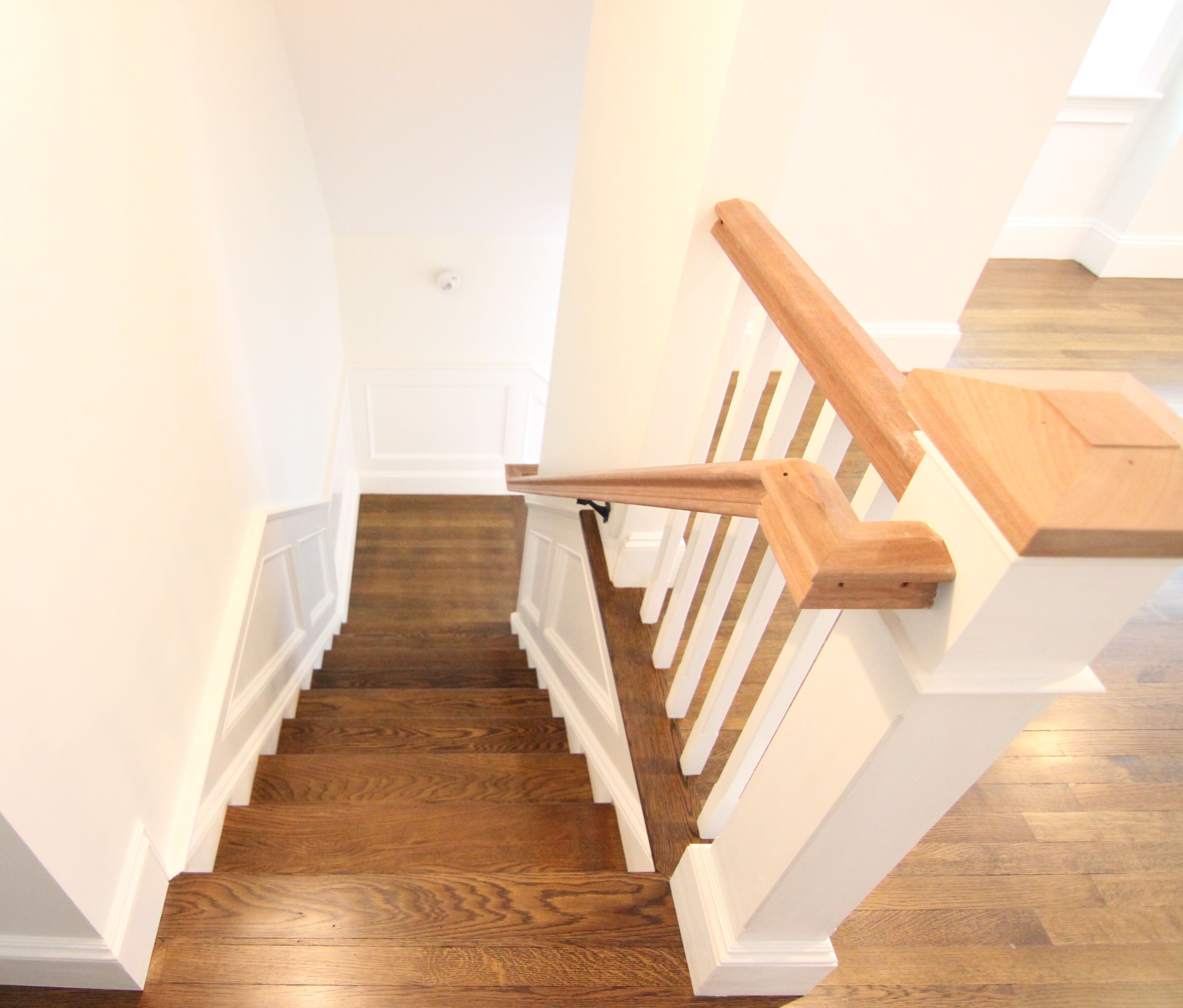 antique brown staircase