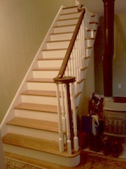 white oak stairs