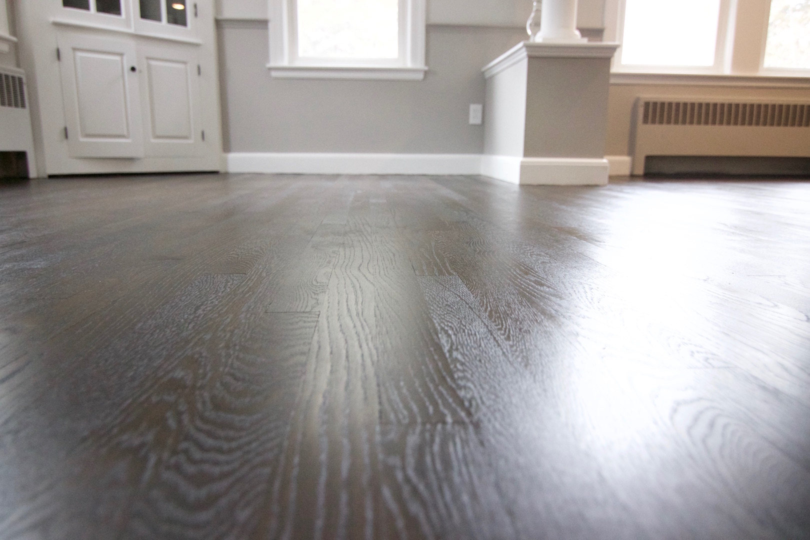 wire brushed floors