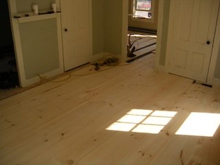 white pine flooring