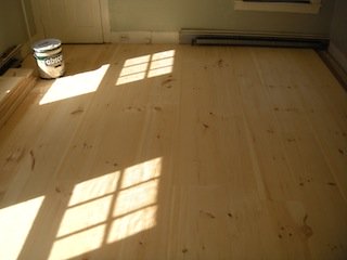 white pine flooring