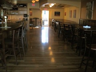 restaurant wood floor