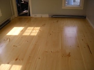 white pine flooring