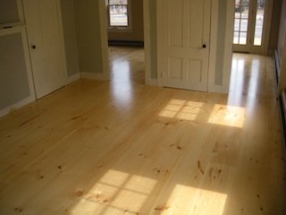 white pine flooring
