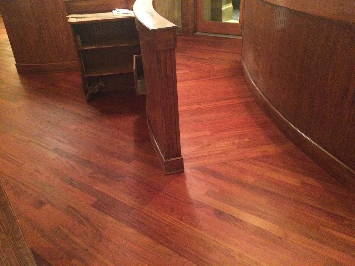 Brazillian cherry flooring