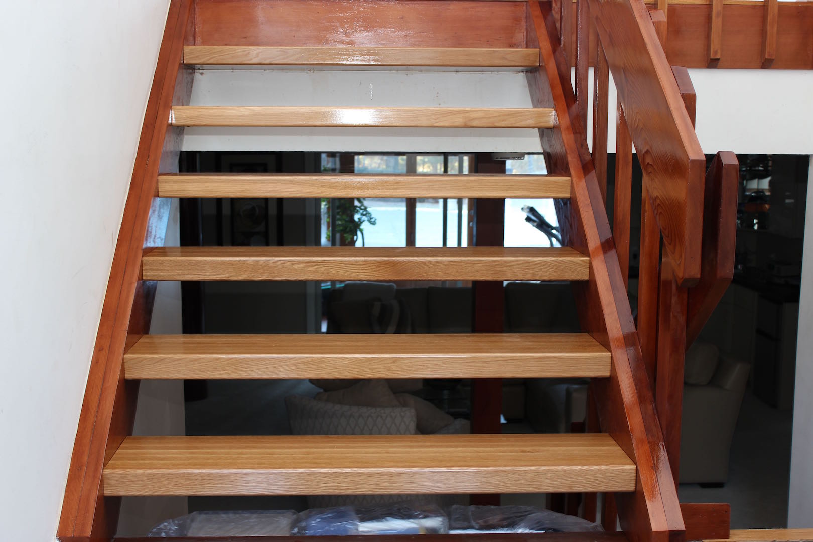 white oak stairs