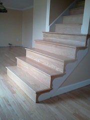 red oak stairs