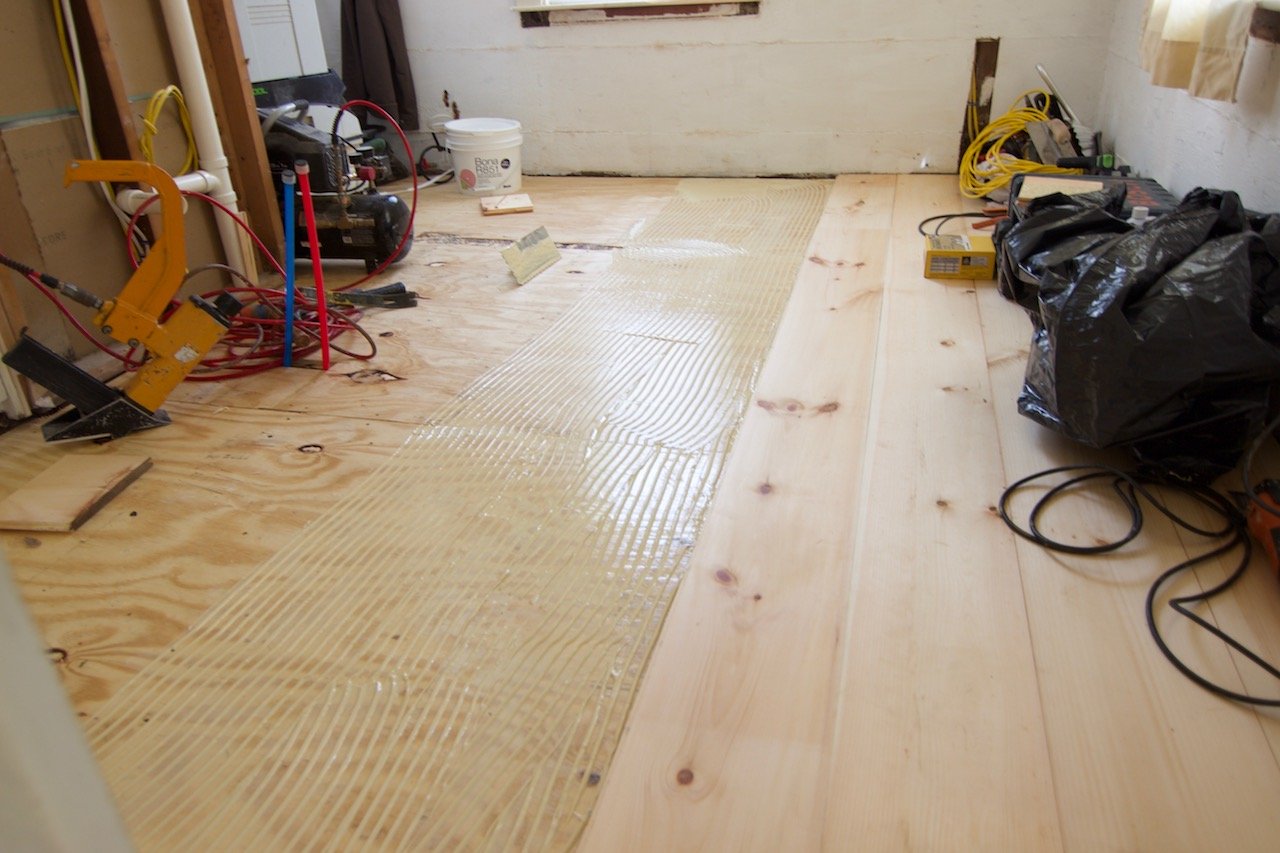 plank flooring installation
